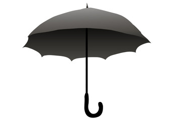 Vector illustration. Umbrella on white background.