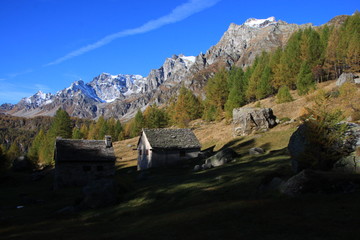 Alpi - Autunno all'Alpe Devero in Piemonte