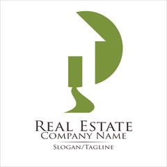 Property Real Estate logo icon vector 
