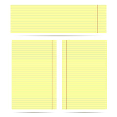 set of yellow sheet for Business
