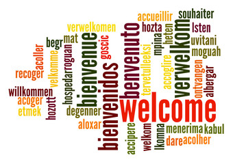 Welcome Word Cloud