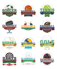 Sport vector icons - set.