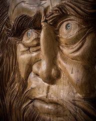 Carving in wood