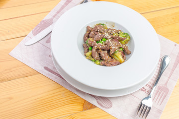 Beef with broccoli