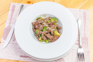 Beef with broccoli