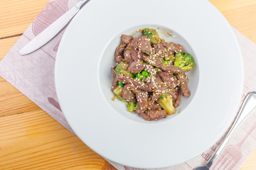 Beef with broccoli