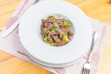 Beef with broccoli