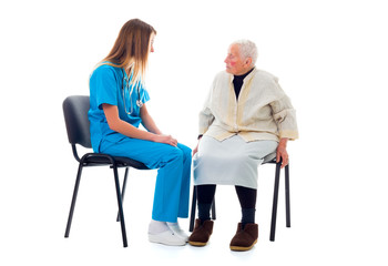 Obraz premium Talking with your favourit doctor