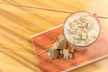 Glass of coffee cocktail