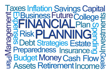 Financial Planning Word Cloud