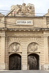 Obraz premium Victoria Gate in capital of Malta - Valletta, Europe