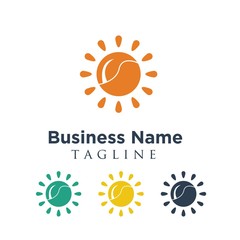 Sun logo icon Vector