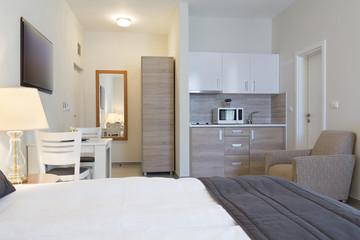 Interior of a hotel apartment