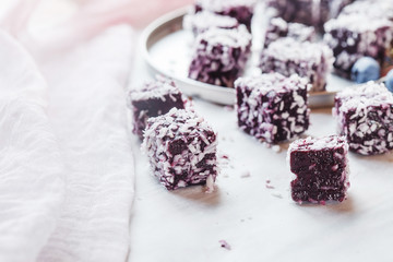 homemade berry gelatin dessert