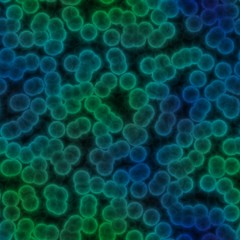 Abstract bacteria cells seamless texture or background