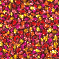 Vector Light Effect Geometric Seamless Pattern