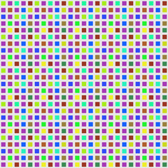 Seamless pattern mosaic of coloured small squares . Vector  illu