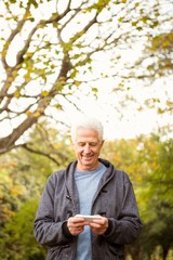 Fototapeta premium Senior man in the park