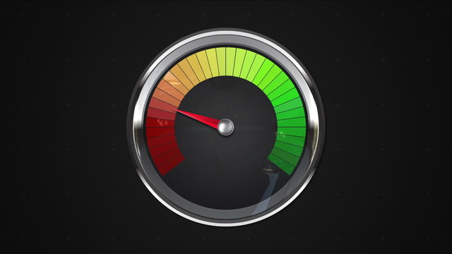 Indicated ten o'clock point of gauge. animation.(included alpha)