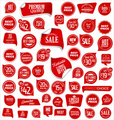 Sale price tag collection