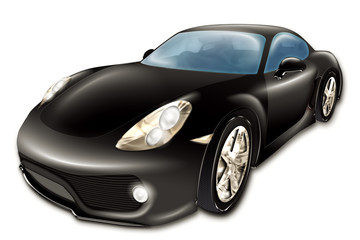 Black  Sport Car