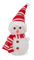 toy snowman isolate