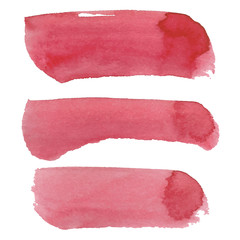 Pink watercolor elements. Good for background.