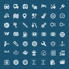 iconset automobile blue