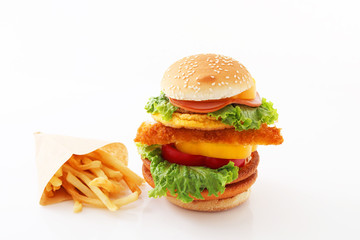 ハンバーガーセット