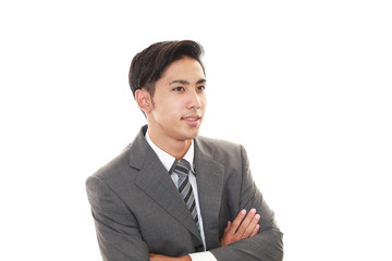 笑顔のビジネスマン