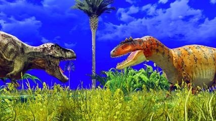 Tropical dinosaur park © satori