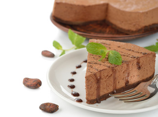 Chocolate cheesecake