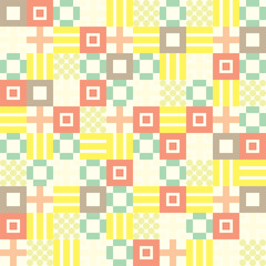 Seamless pattern square