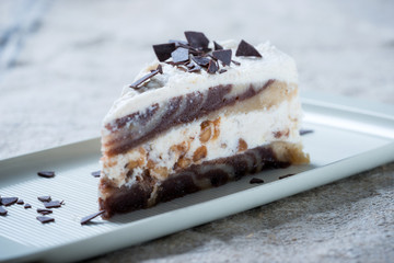 Schoko-Sahnetorte,  vegan 