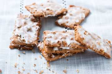 Vegane Printen mit Zuckerguss 