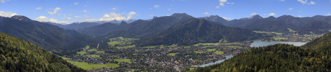 Aussichtspanorama vom Riederstein, Tegernseeblick, Oberbayern