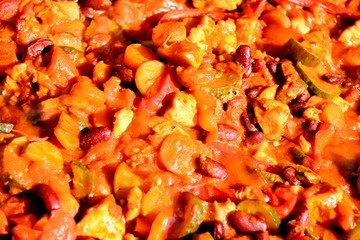 Food on Vilnius city days event in central city streets