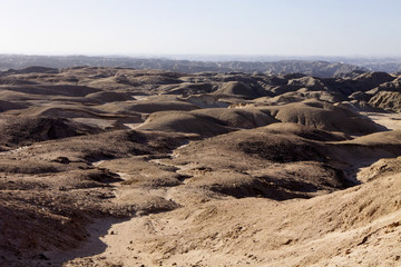 Fototapeta na wymiar hilly desert in Central Namibia