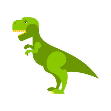 Dinosaur Tyrannosaurus. Angry ancient Predator. Big Reptile Jura