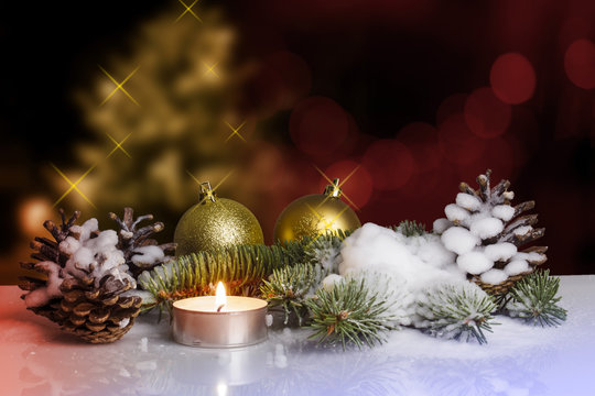 Frohe Weihnachten - Weinachtskarte