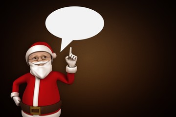 Composite image of speech bubble