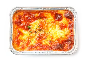 Rolgordijnen Beef lasagna © smuay