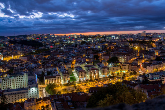 Panorama of lisbon , Lisboa Portogallo
