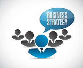 Business Strategy teamwork sign concept