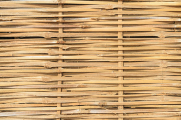 Abstract background from bamboo weave wall