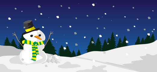 Fototapeta premium snowman