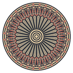 Round ethnic pattern