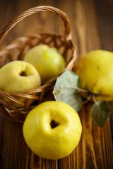 natural organic ripe quince