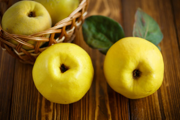 natural organic ripe quince