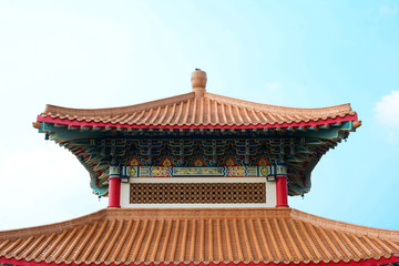Naklejka premium Chinese temple in Thailand.